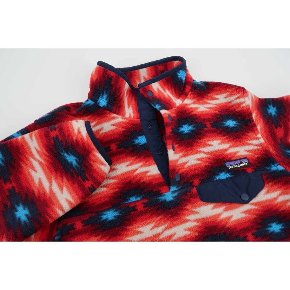 Patagonia Synchilla Snap T Aztec Wild Desert Fleece Pullover Women's Small